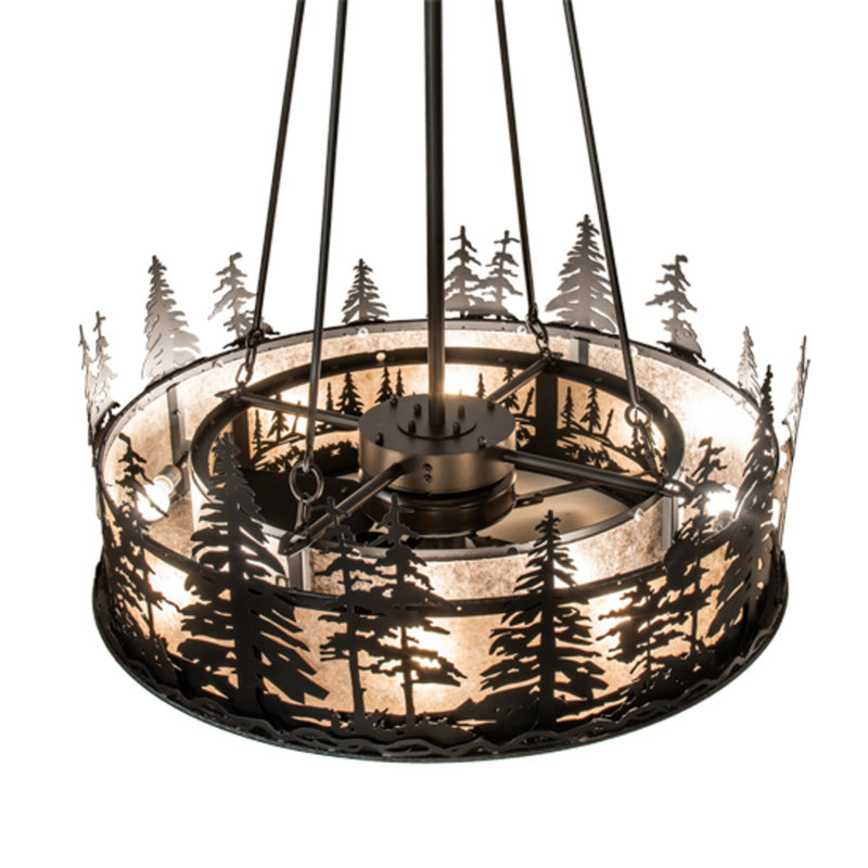 Tall Pines Downrod Ceiling Fan
