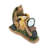 Aspen Creative 5E4E1710868B46D6B99D6FD60DF86959 Four Pack Set, Turtle on a Motorcycle Solar LED Accent Light Statue, 10" Length