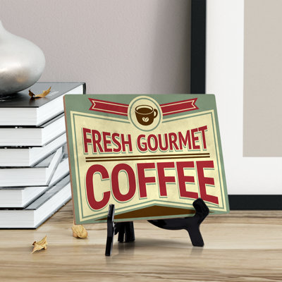 Enseigne de table basse Fresh Gourmet