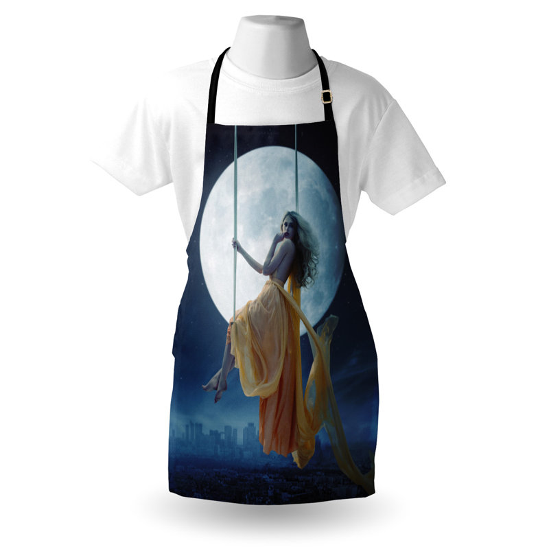 No Pattern Bib Apron