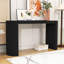Console courbée à rayures verticales pour le vestibule ou le salon-955737192