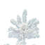 Arbre de Noël artificiel pin blanc enneigé 9 pi Slim