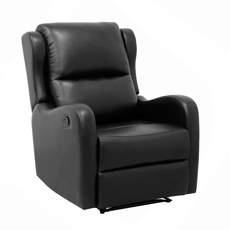Fauteuil inclinable 1pc Comfort Seating, Noir