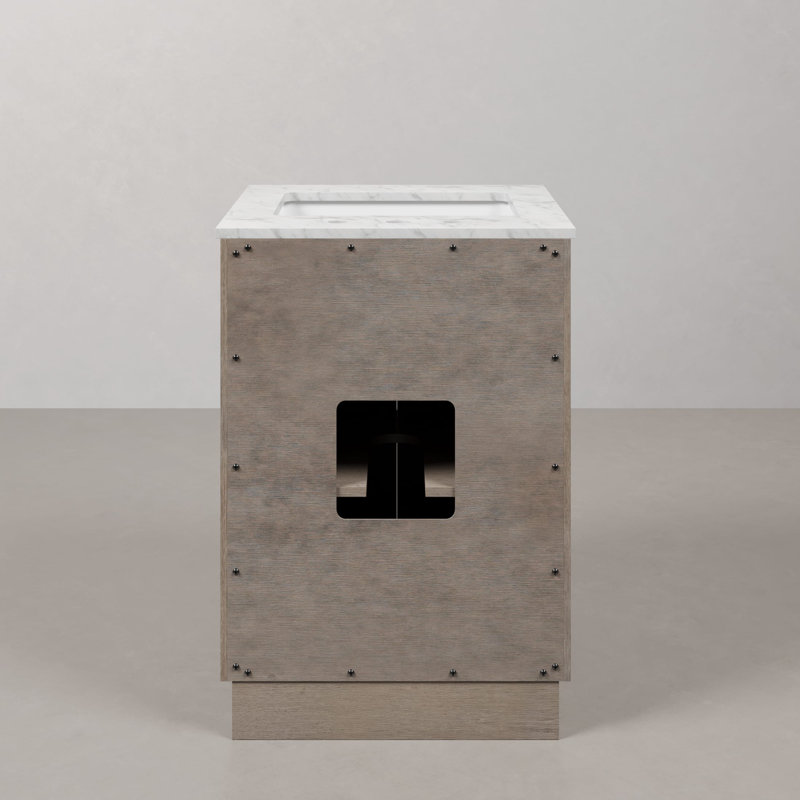 Hugo 24'' W Single Vanity, Chrome