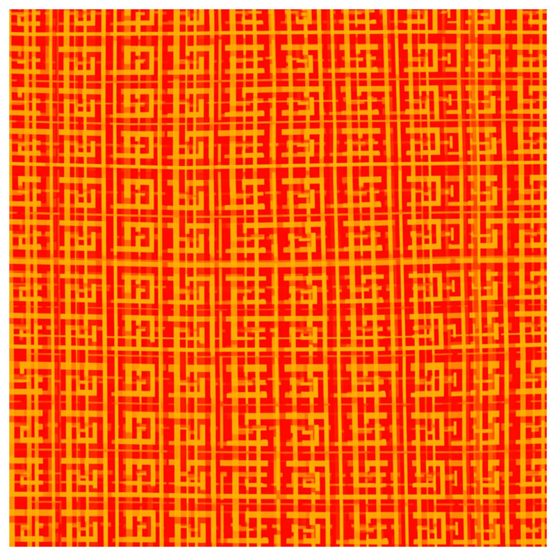 Coussins décoratifs rouges et jaunes, 26 x 26 pouces