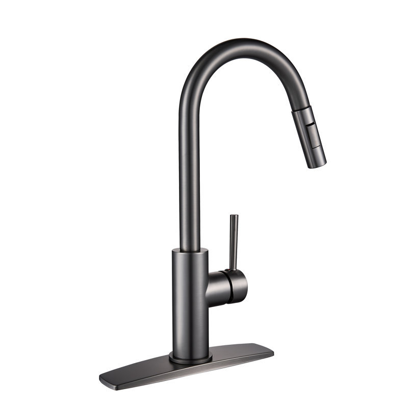 Blue Elephant Pull Down Kitchen Faucet, Grey
