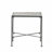 Hanselman Square Metal Outdoor Side Table , 18'' in. W 16.5'' in. D