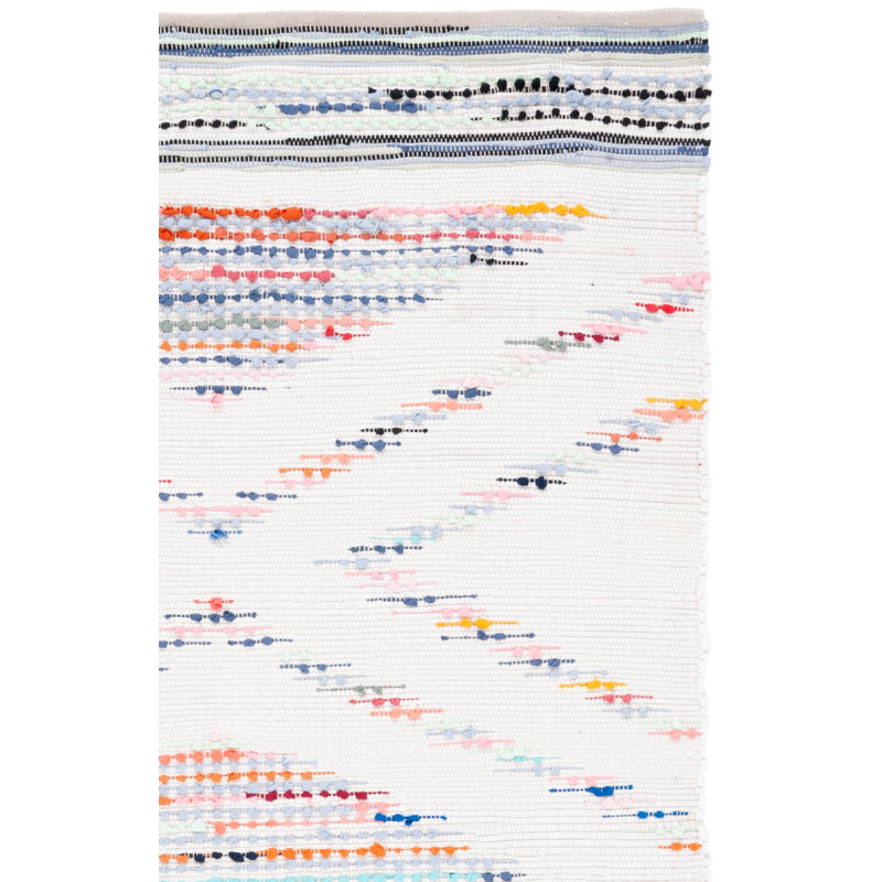 Tapis géométrique à tissage plat Montauk, Tapis de couloir 2 pi 3 po x 9 pi