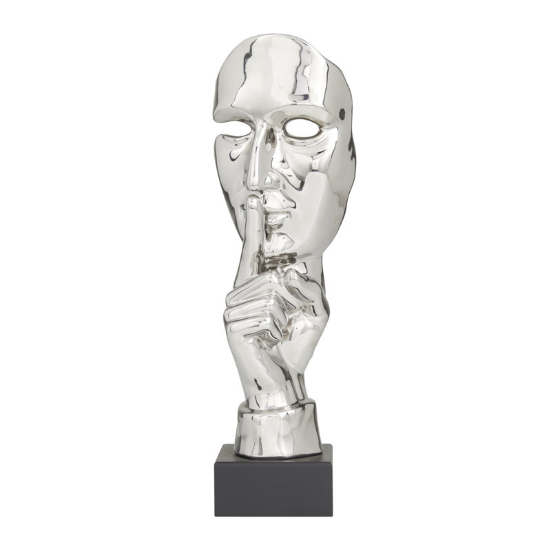 Sculpture décorative Tory, Argent