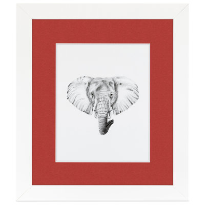 Wood Matte Picture Frame with Mat