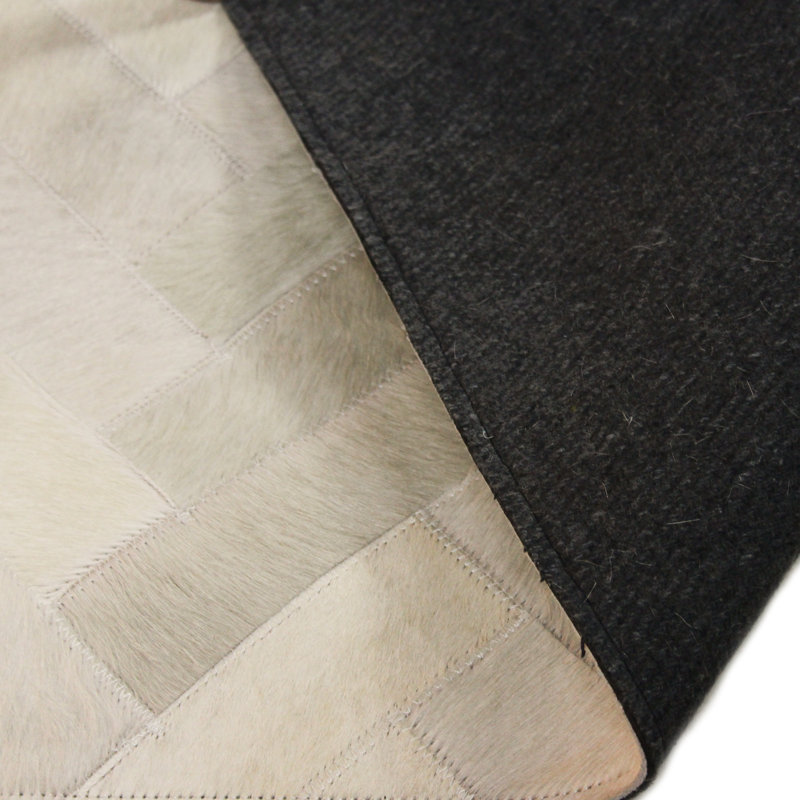 Tapis crème fait à la main Marsha, Rectangle de 4 pi x 6 pi