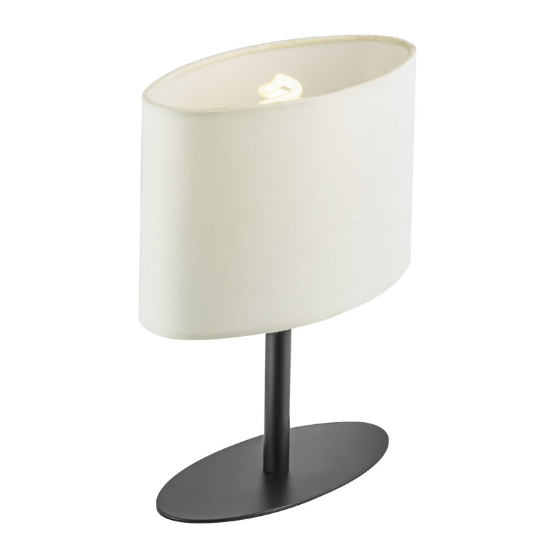 Metal Table Lamp, Black, Black