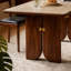 Bureau rétro et durable en bois de noyer fritté-132835260