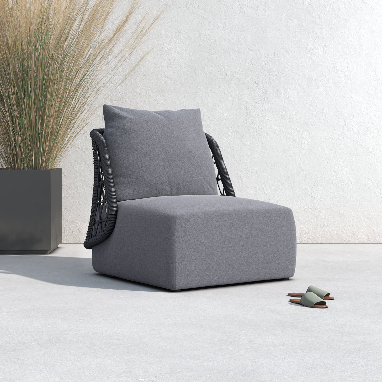 Lessing Aluminum Outdoor Lounge Chair