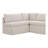 Gusella Slipcover Dining Banquette Beige 121In-127271397-127271404