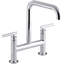 Purist® Two-Hole Deck-Mount Bridge Kitchen Sink Faucet-6671589