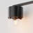 Kailyn 3 - Light 24''W Dimmable Black Metal ETL Vanity Light With Scalloped Shade-530234790-530234789