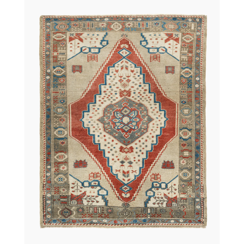 One-of-a-Kind Rectangle 2'11" X 3'9" Hand Knotted Area Rug