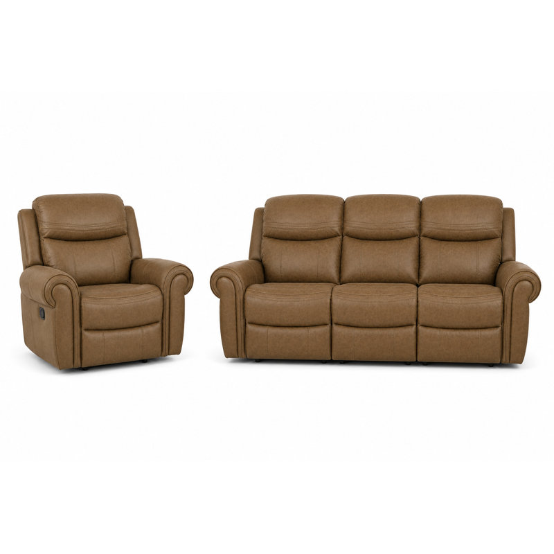 FA1DC70D25F644B1AD6FE6FB93E8D19B, 2 pièces: chaise, canapé, Brun