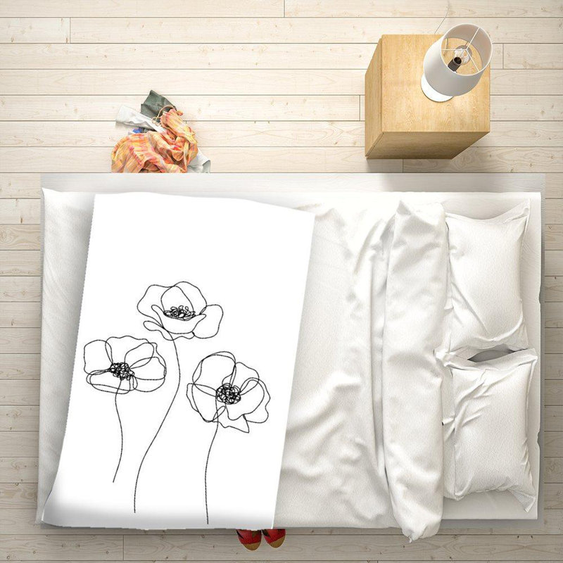 Crawfordsville Plain Weave / Muslin Throw Blanket