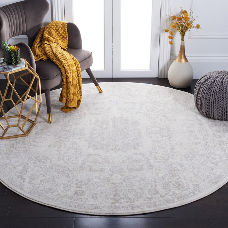 Overholt Performance Oriental Rug, Round 6'7"