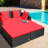 52'' Wide Straight Wicker Patio Daybed with Cushions-86176391