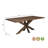 Josiane 78" Solid Wood Dining Table