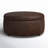 Murano Genuine Leather Storage Ottoman-105286366