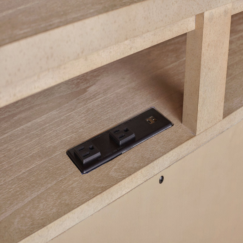 Console de divertissement 72 po au fini sable