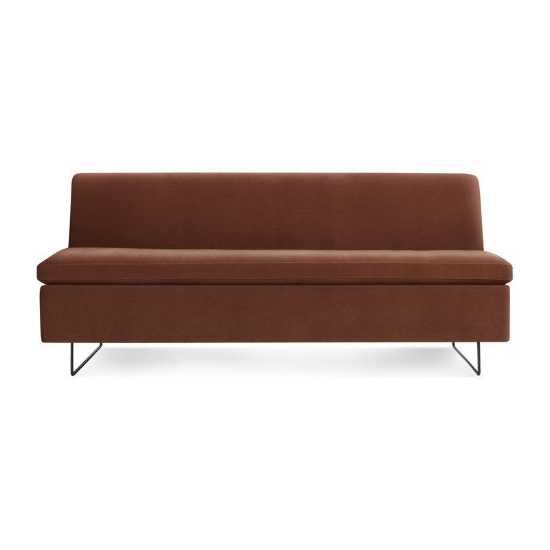 Bonnie And Clyde Sofa, Copper Velvet