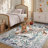 Goldene Whimsical Jungle Animal Washable Area Rug for Kids Room & Nursery, Soft Non-Slip Botanical  Carpet for Living Room, Bedroom-1998974817