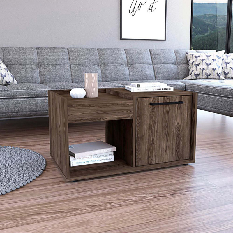 Table basse à 4 pieds avec rangement Jaronn