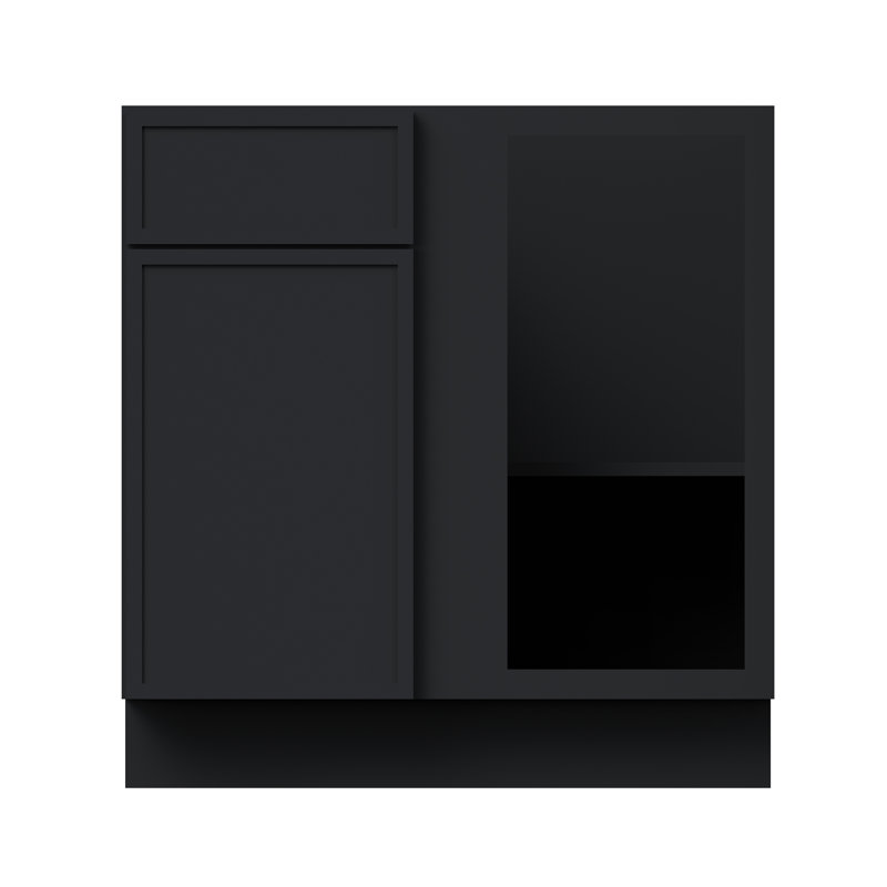 Armoire de coin de coin pour garde-manger blanche l 33 po x P 24 po x H 34,5 po prête à assembler Casainc