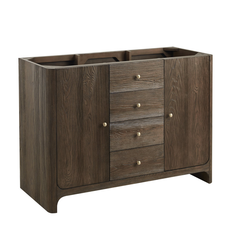 Gracyn 47.75'' Single Bathroom Vanity Base Only, Sable