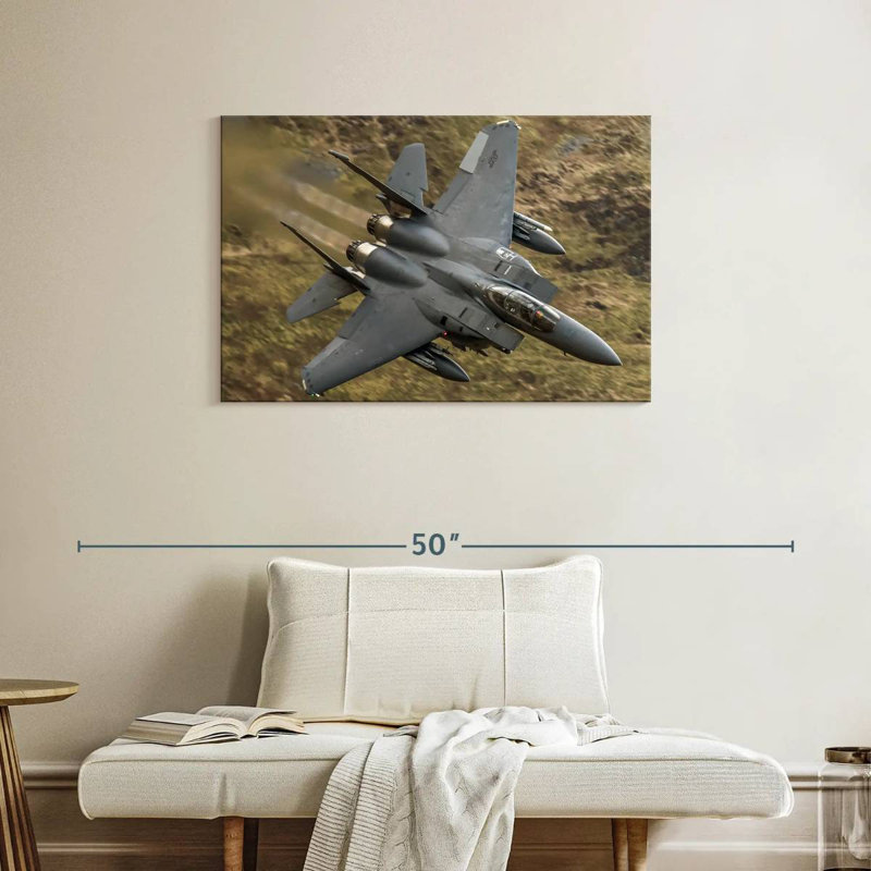 Mait Military Aircraft In Flight, 24" H x 36" W