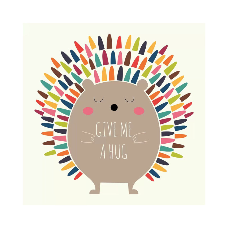 Give Me A Hug by Andy Westface - Wrapped Canvas Print, 93.98 cm H x 93.98 cm W x 3.175 cm D