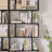 Hermoth 75'' H X 27.6'' W Tall Geometric Bookcase,6-Tier Storage Shelf, Contemporary Display Shelf-637443087-651166310-647997373