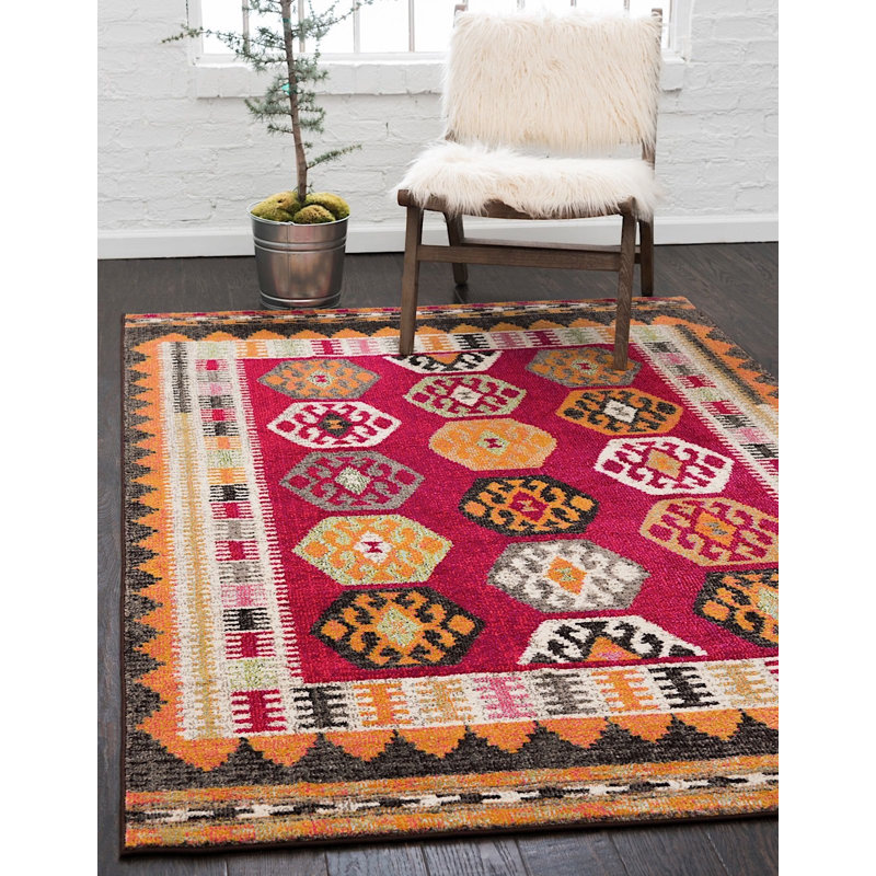 Beverley Abstract Indoor Rug, Rectangle 4' x 6'