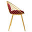 STOOL WITH GREEN CUSHION KD-67963009