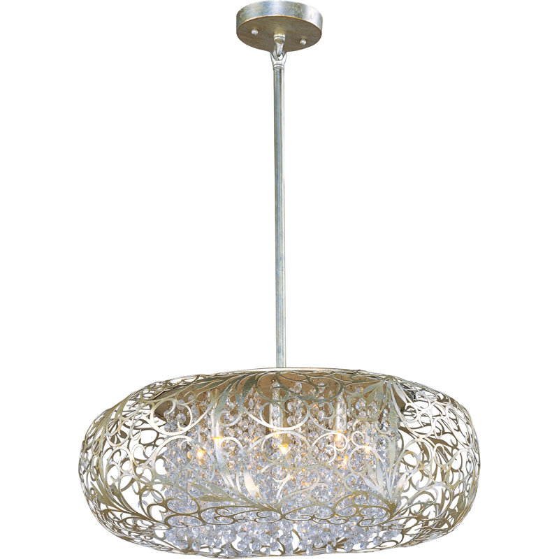 Luminaire suspendu géométrique unique à 9 lumières Trombley
