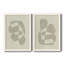 «Soft Shape I», ensemble de 2 reproductions de cadres photo-2023875505-2023875506
