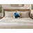 Embroidered Feather Reversible Throw Pillow