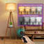 Lampe trépied à intensité variable 63 po avec télécommande Jodanna, ampoule DEL incluse-774182823