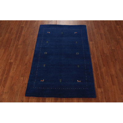 Tapis oriental bleu royal Royal Gabbeh