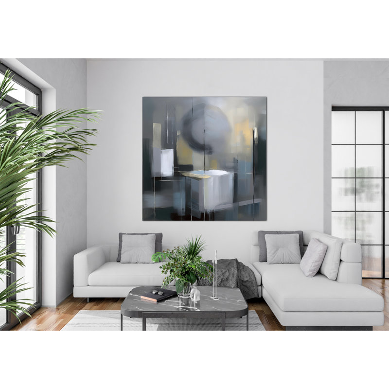 Skyline Reflections, 24" H x 24" W