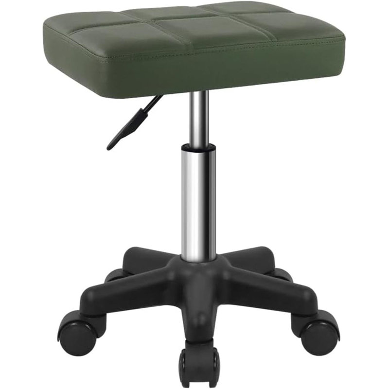 Orrie Adjustable Height Ergonomic Industrial Stool, Green