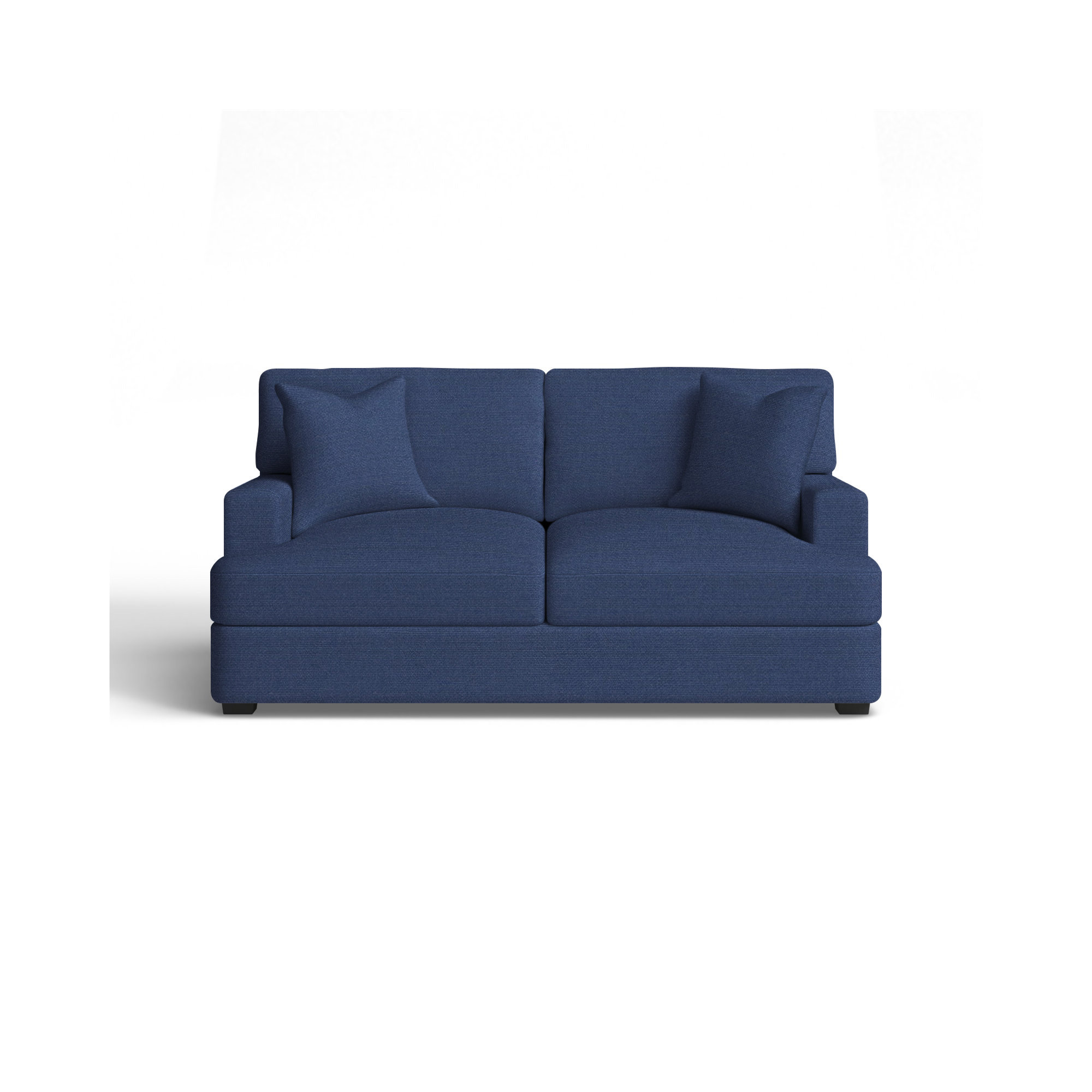 Emilio 65'' Upholstered Loveseat, Sunbrella® Canvas Navy