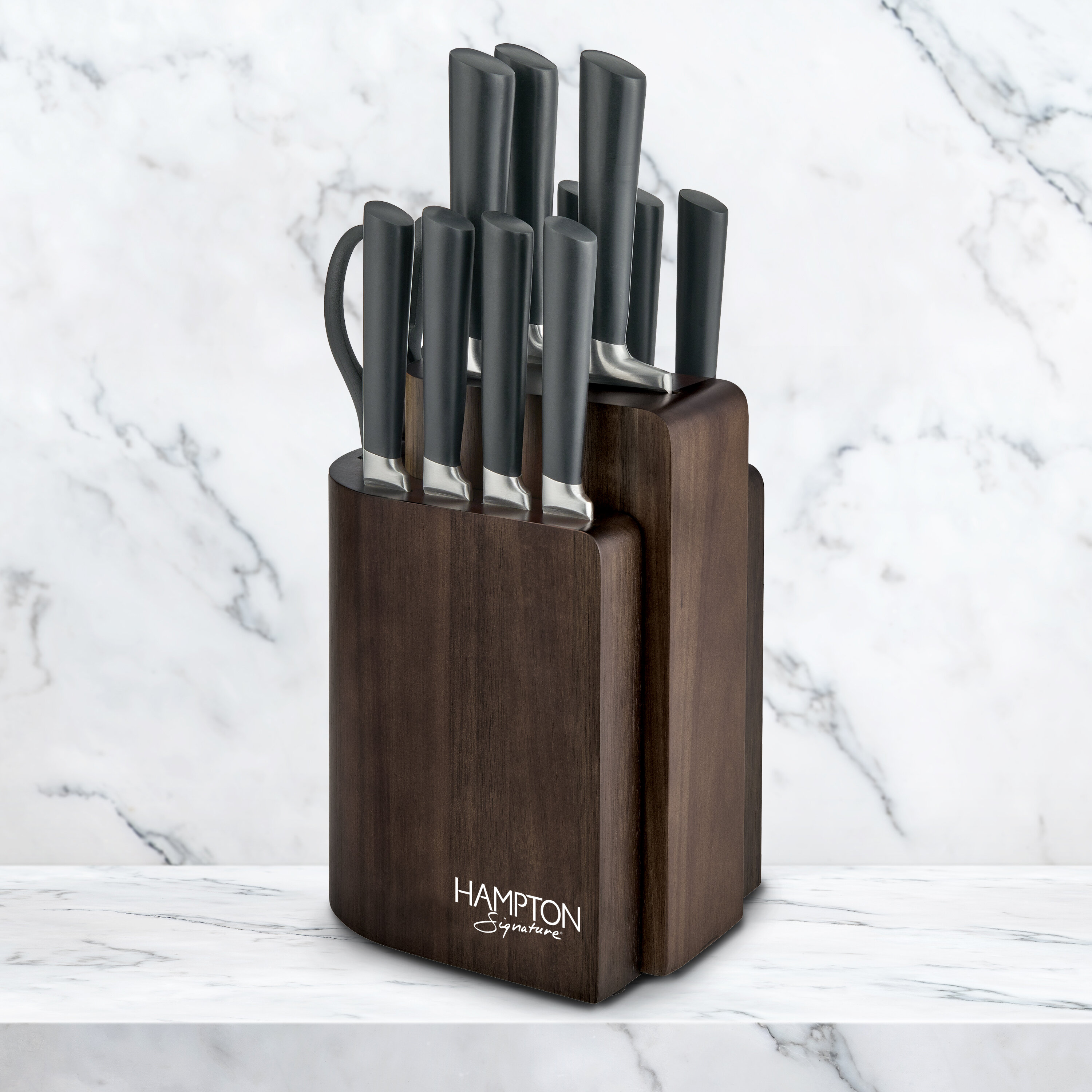 Signature Set with Steak Knives with Block