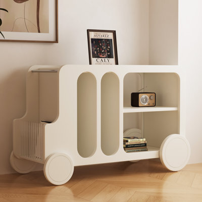 Table d'appoint mobile avec roulettes et table d'appoint avec rangement