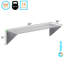 Tablette murale tubulaire en acier inoxydable 18 po x 60 po AmGood